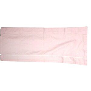 Pottery Barn Kids Girls Nursery 2 Pink Cotton Lined Valances 18x44 White Piping